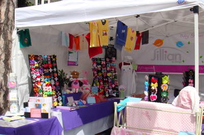 craft fair booth