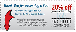 Facebook coupon