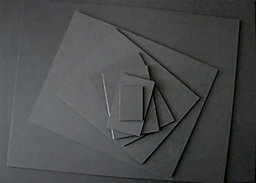 Bainbridge Black 3/16" Acid Free Foam Core Boards