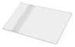 Clear plastic bags, sleeves, and clear envelopes