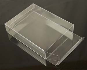 A2-1-1/4 Notecard Clear Plastic Box - 4 1/2" x 5 7/8" 1 1/4"