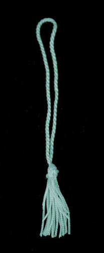 Aqua Chainette Bookmark Tassel