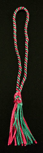 Christmas Striped Bookmark Tassel