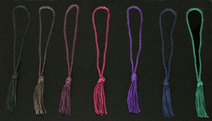 Dark Bookmark Tassel Set