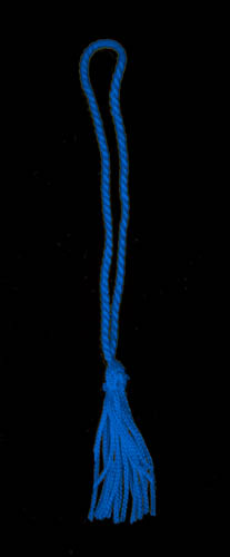 Electric Blue Chainette Bookmark Tassel