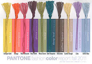 Fall 2011 Colors Bookmark Tassel Set