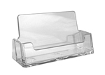 Horizontal Clear Acrylic Business Card Holder