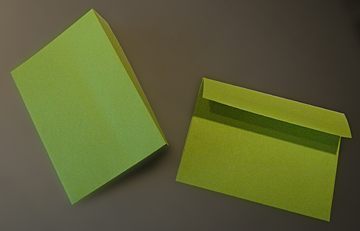 A7 Lime Green Envelopes