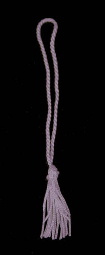 Mauve Chainette Bookmark Tassel