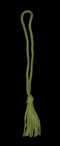 Moss Green Chainette Bookmark Tassel
