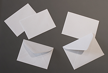 #16 White Gift Card Envelopes