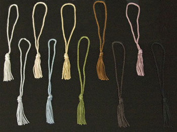 Neutral Bookmark Tassel Set