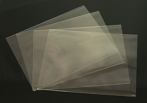 A2 No Flap Crystal Clear Bags (Sleeves) - 4-5/8" x 5-7/8"