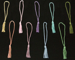 Pastels Set of Bookmark Tassels