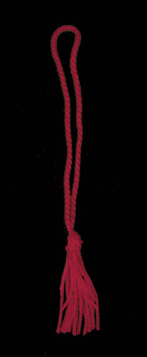 Red Chainette Bookmark Tassel