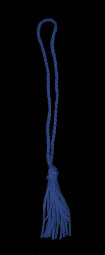 Royal Blue Chainette Bookmark Tassel