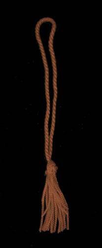 Rust Chainette Bookmark Tassel