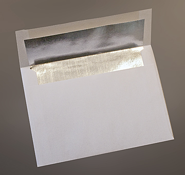 A7 Premium Silver Foil Lined Envelope