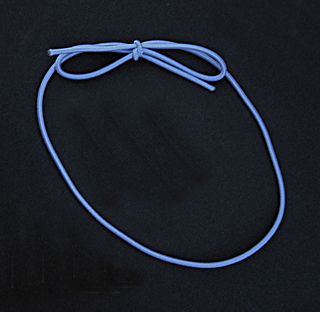 10" Matte Soft Blue Elastic Stretch Loop