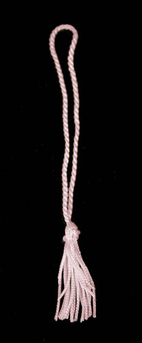 Soft Pink Chainette Bookmark Tassel