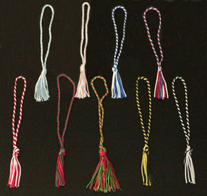 Striped Bookmark Tassel Set