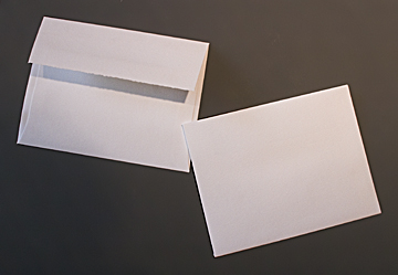 Teton Deckle Edge A2 White Envelopes