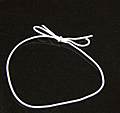 Matte White Elastic Stretch Loops