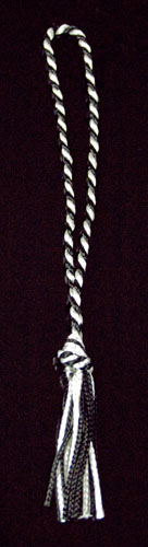 Zebra Striped Bookmark Tassel