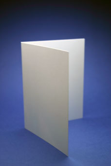 A7 Economy White Blank Card and Envelope