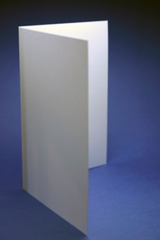 A6 Economy White Blank Card and Envelope