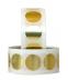 Roll of  1" inch Gold Seals