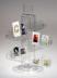 32 pocket Clear Acrylic Card Spinner Rack