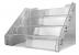 4-Tier Clear Acrylic Countertop Card Display