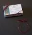 6" Metallic Red Elastic Stretch Loops