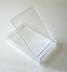 Clear Acrylic Business Card Flip-Up Stand/Case