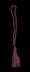 Burgundy Chainette Bookmark Tassel