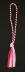 Candy Cane Striped Bookmark Tassel