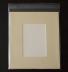 11x14 Cream Mat, Back and Bag Combo - 8x10 Window