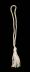 Cream Chainette Bookmark Tassel