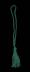 Dark Green Chainette Bookmark Tassel