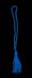 Electric Blue Chainette Bookmark Tassel