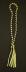 Honeybee Striped Bookmark Tassel