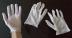 Light White Cotton Gloves - Large - 1 pair