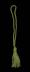 Moss Green Chainette Bookmark Tassel