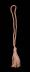 Peach Chainette Bookmark Tassel