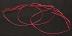 10" Metallic Red Stretch Loop