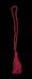 Red Chainette Bookmark Tassel