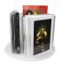 A7 Rotating Clear Acrylic Card Countertop Spinner