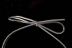 6" Metallic Silver Elastic Stretch Loop