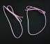 10" Matte Soft Pink Elastic Stretch Loop